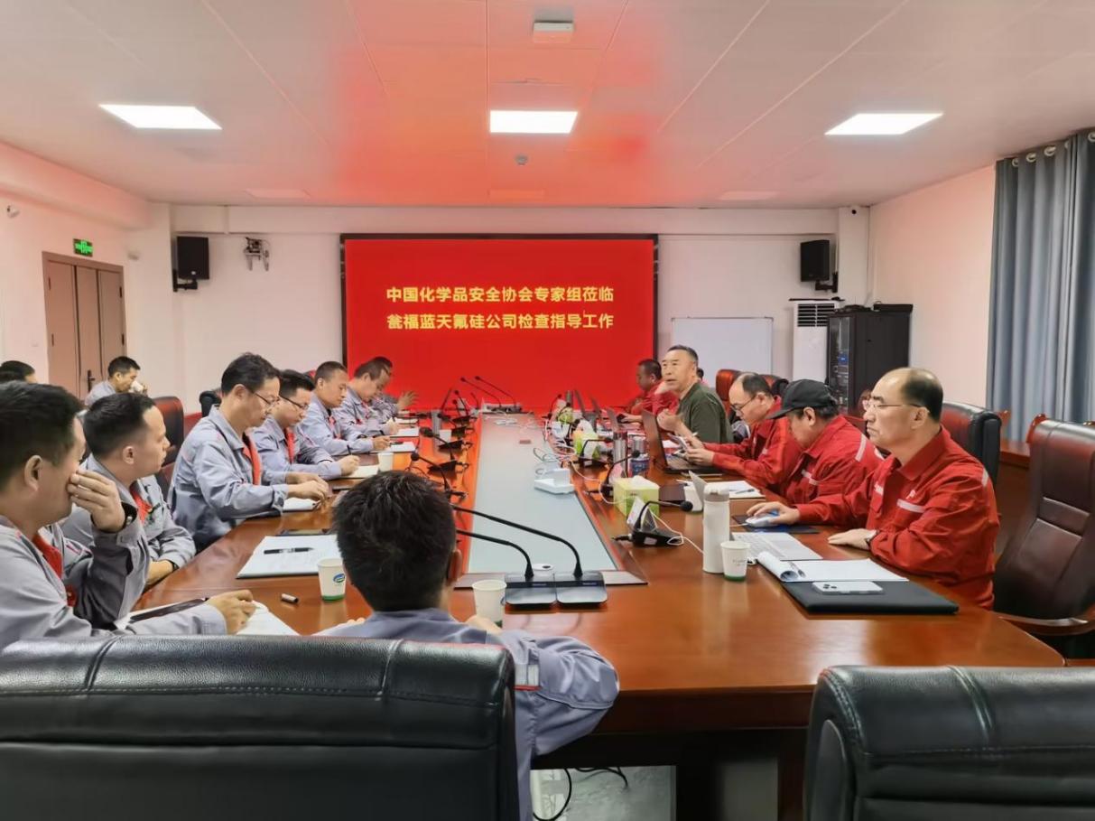 瓮福蓝天公司特邀中国化学品安全协会专家开展专项安全管理诊断工作