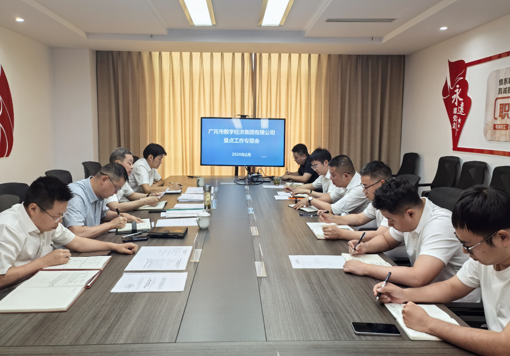 市数字经济集团召开重点工作部署会暨二季度目标任务内审会