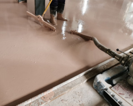 无水石膏基自流平砂浆