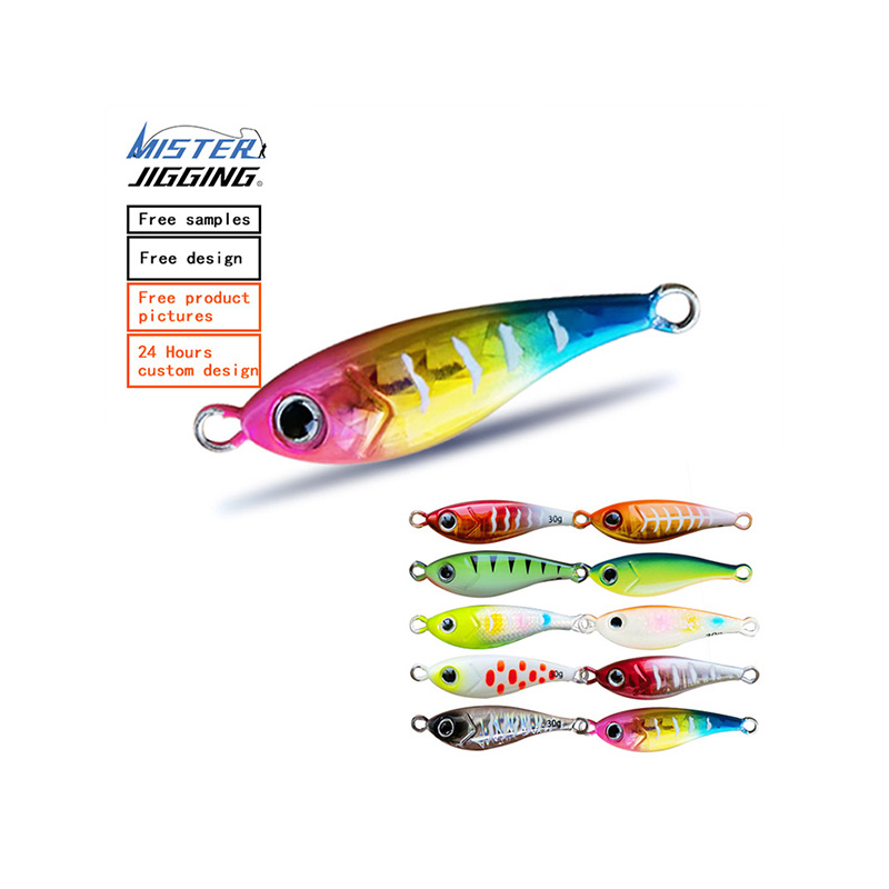 MISTER JIGGING 5g 10g 15g 20g 30g 40g fishing lure hooks bait jig metal fishing lures saltwater fishing jig