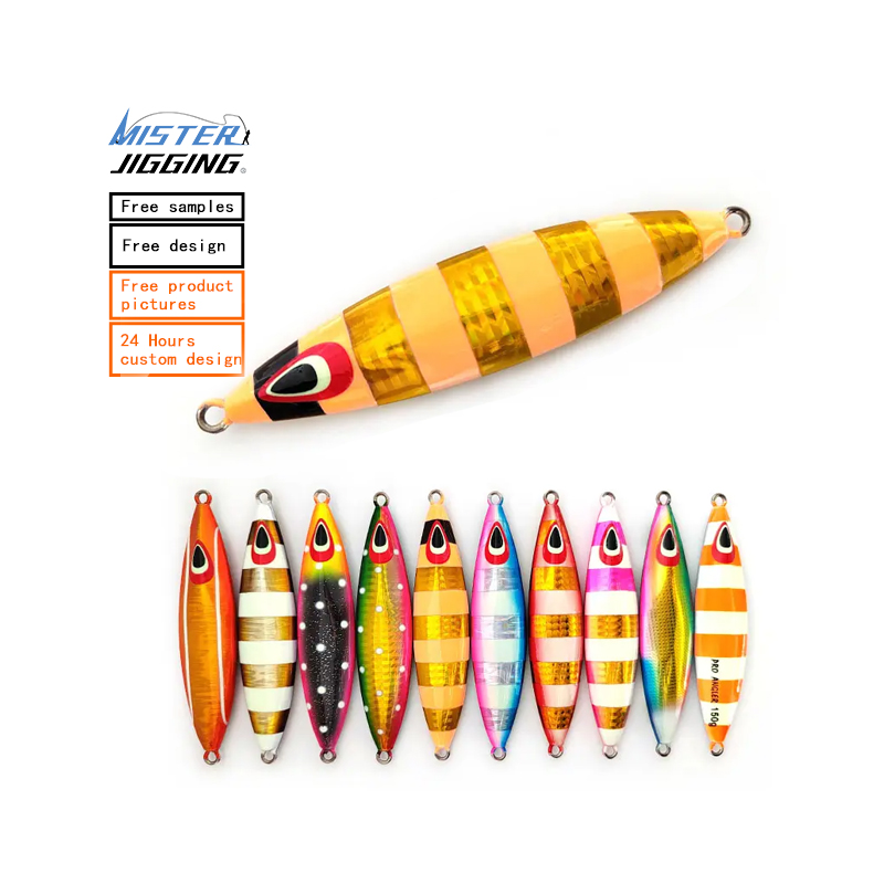 MISTER JIGGING japan quality OEM manufacturing slow pitch saltwater fishing lure