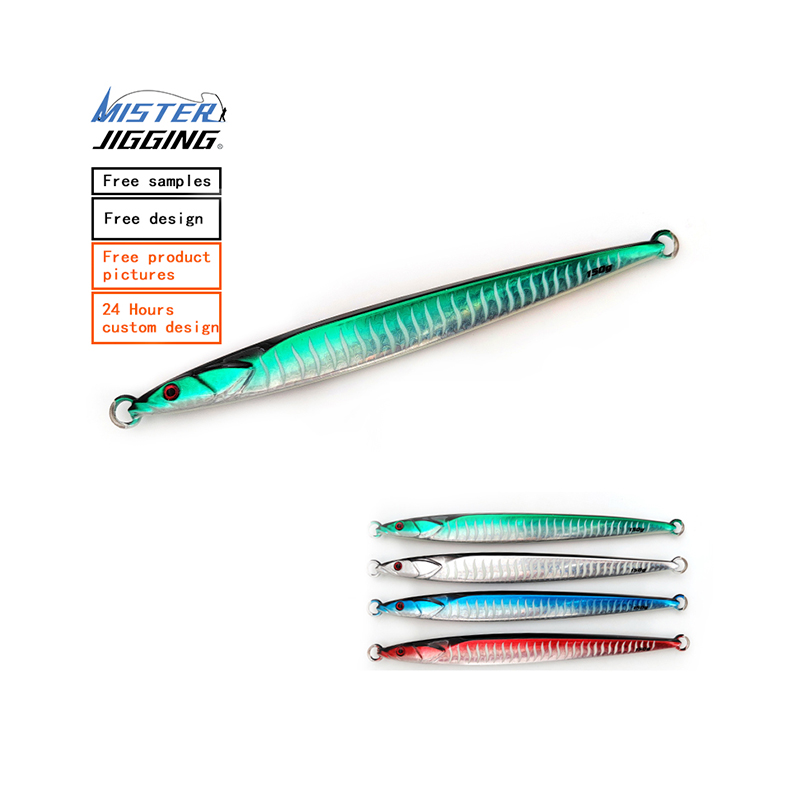 MISTER JIGGING metal jig lure luminous saltwater slow/fast sinking metal jig lure