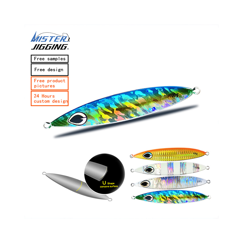 MISTER JIGGING Luminous Jigging Fishing Slow Pitch Deep Sea Jigging Lure 56g-170g saltwater metal fishing lure