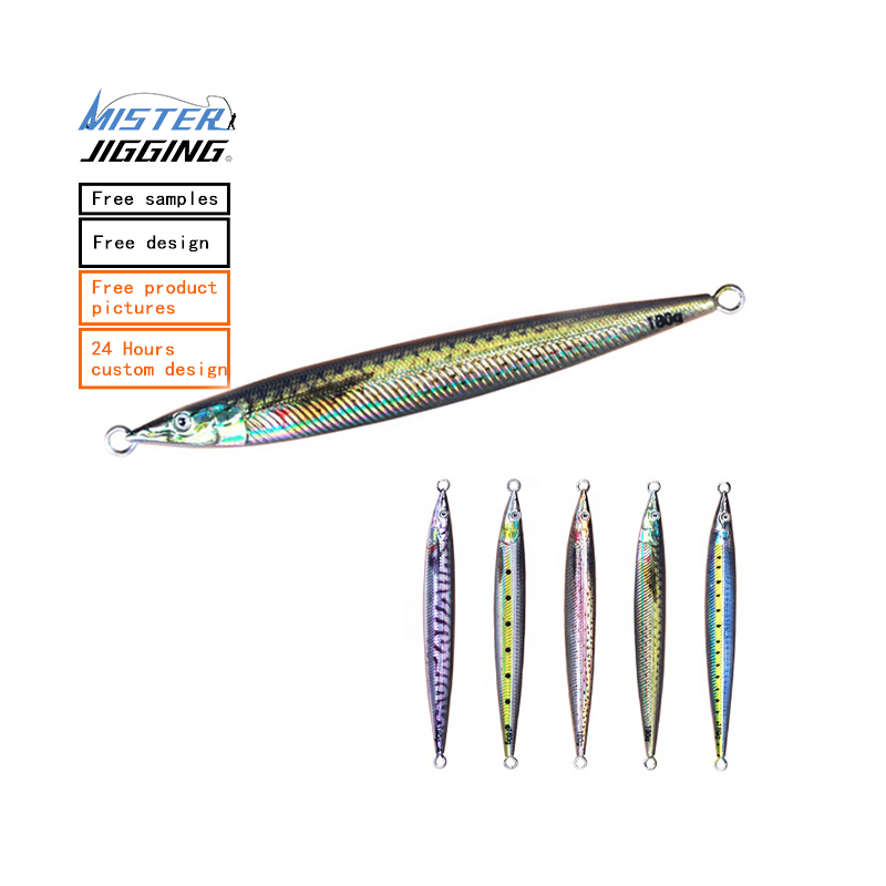MISTER JIGGING Custom 3D print metal jig saltwater lead fish jigging lure