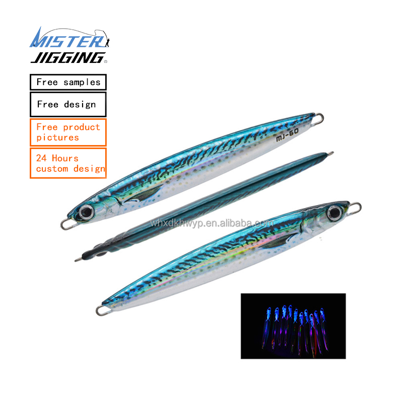 MISTER JIGGING artificial lead 3d printing saltwater metal fishing lure