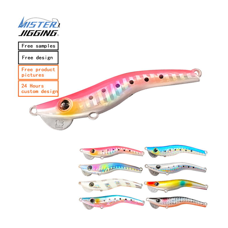 MISTER JIGGING 9 colors fishing jigs luminous reflective painting manufacturing lures