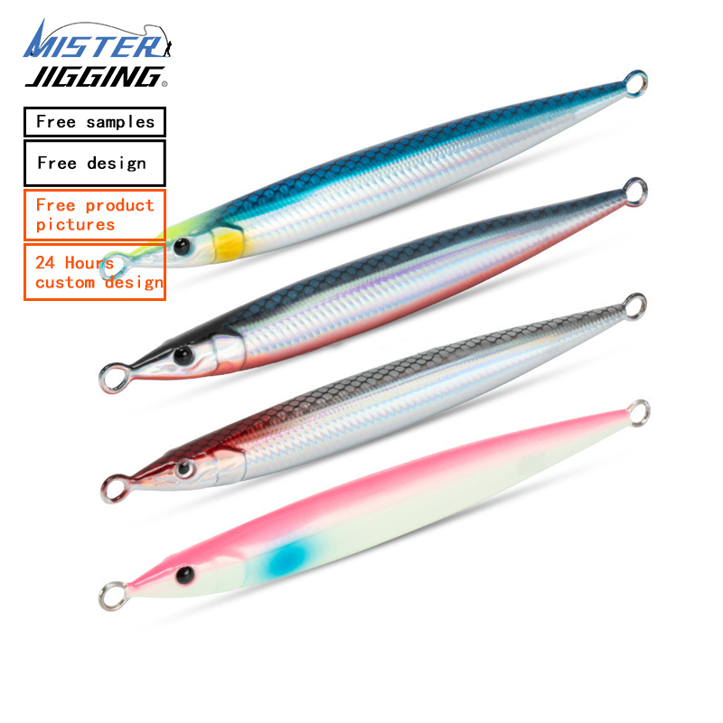 MISTER JIGGING artificial bait metal jig fishing lure fast sinking jig fishing lure 60g-150g lures fishing