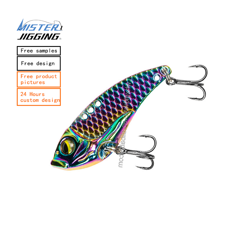 MISTER JIGGING metal vib lure set Long shot Warping mouth Battle knife Dragon tooth bait metal