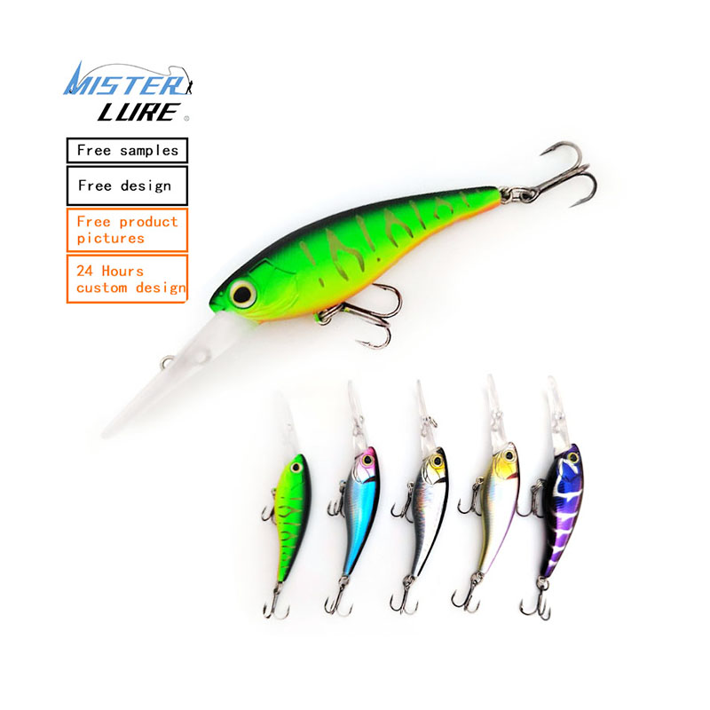 MISTER LURE manufacturing ABS plastic freshwater trout fishing minnow lure