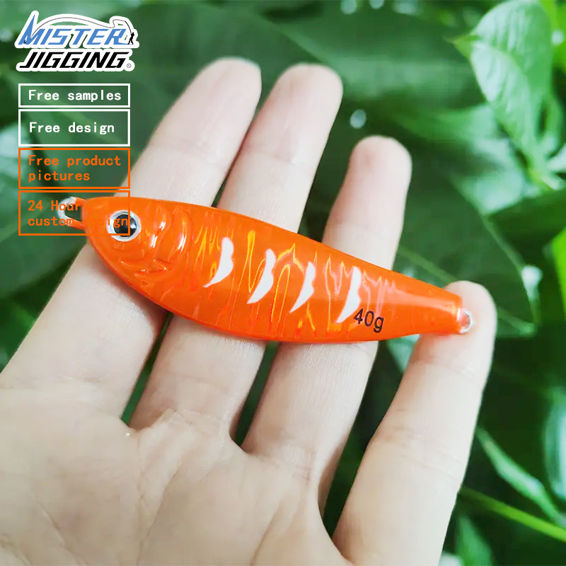 MISTER JIGGING OEM lead fish bait fishing lures slow jig