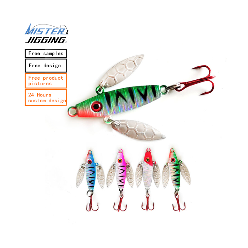 MISTER JIGGING wholesale artificial metal lure blade spoon bait