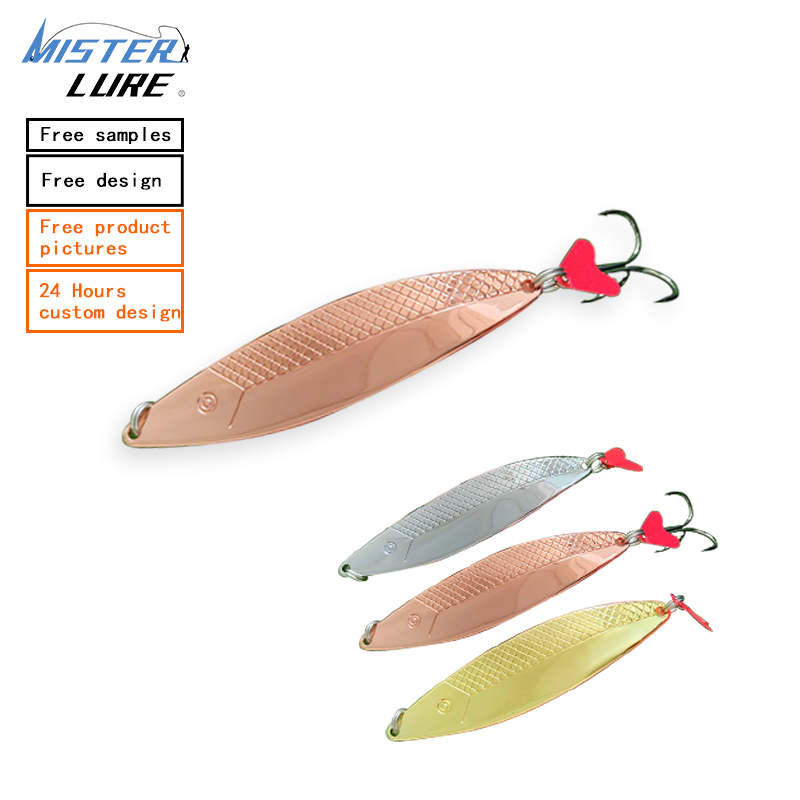 35g 105mm Metal Spoon Lure Tackles Pike Lure
