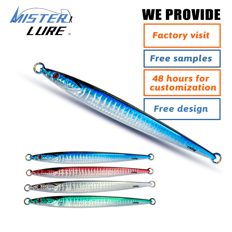 MISTER JIGGING 3D Eyes Luminous Slow/fast Sinking  Metal Jig