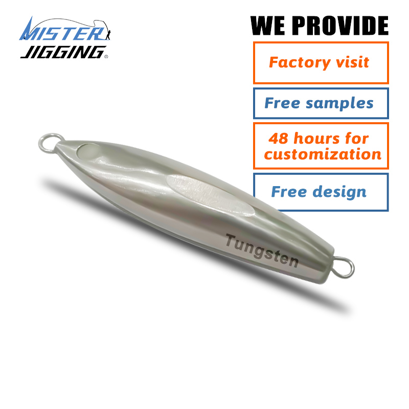 Support OEM ODM Fishing Lure Luminous Tuna Tungsten Metal Jig And Mold