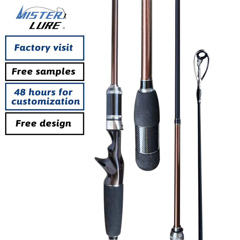 Single-Piece Carbon Fishing Rod