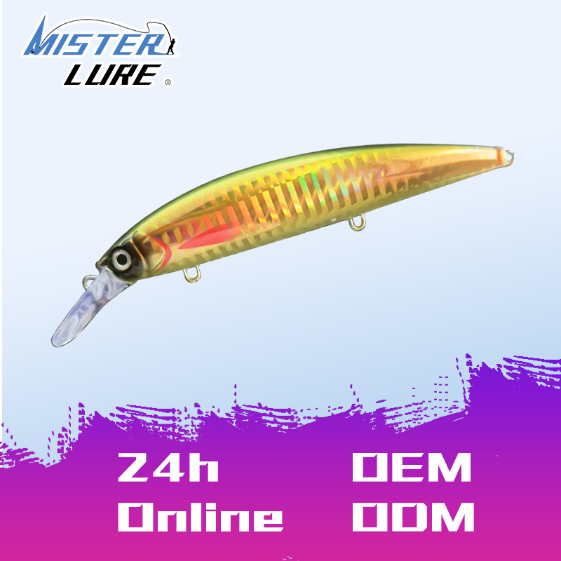 MISTER LURE Bulk 130mm 30.9g Deep Sea Realistic Heavy Large Fishing Minnow Lure