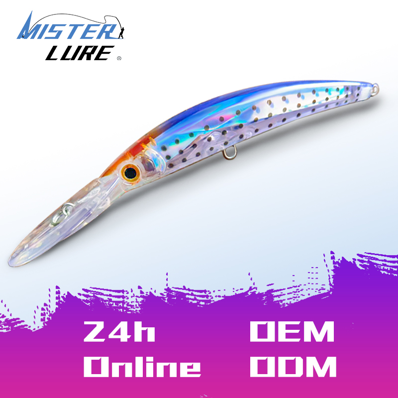 MISTER LURE OEM Large 17cm 22g Big Eyes Flating Holographic ABS Hard Lure