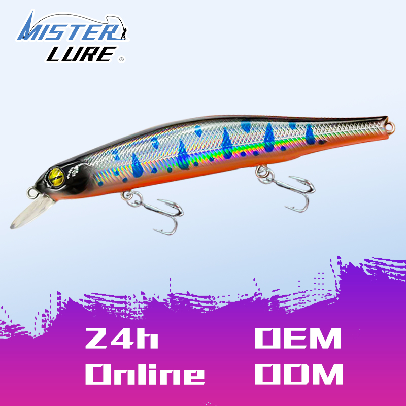 MISTER LURE 14cm 17g Topwater FIshing Lure Plastic Minnow Lure
