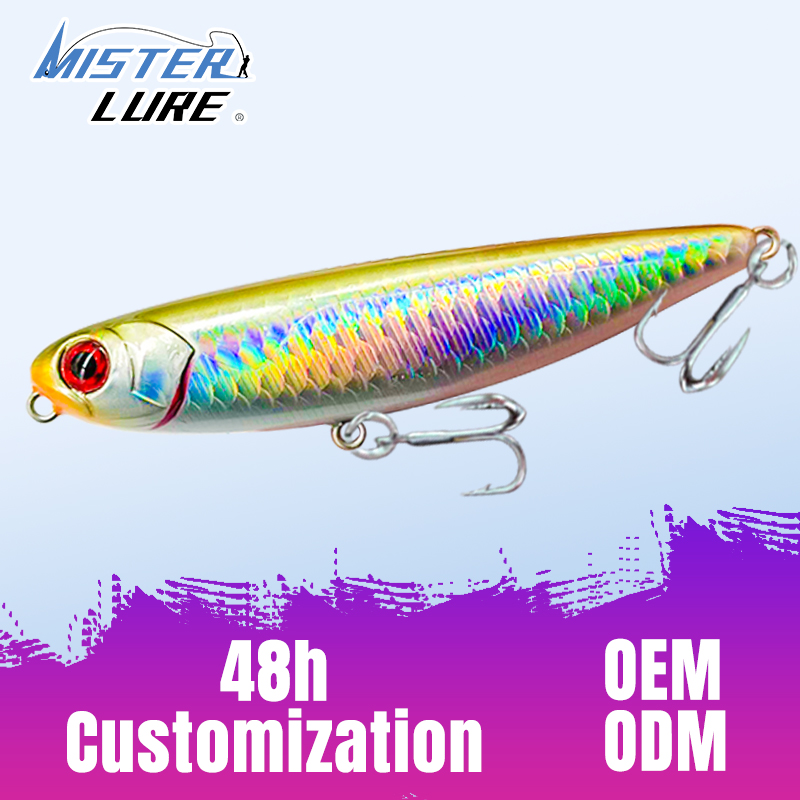 MISTER LURE Freshwater Floating Holographic Wholesale Plastic Pencil Hard Lure