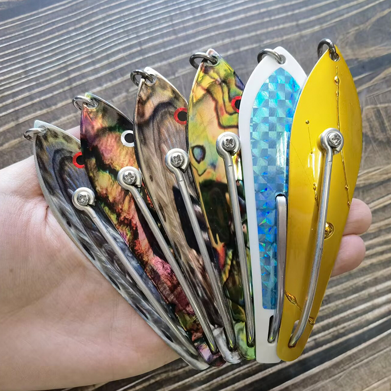 MISTER LURE 11g~63g Stainless Steel Trolling Spoon Lures