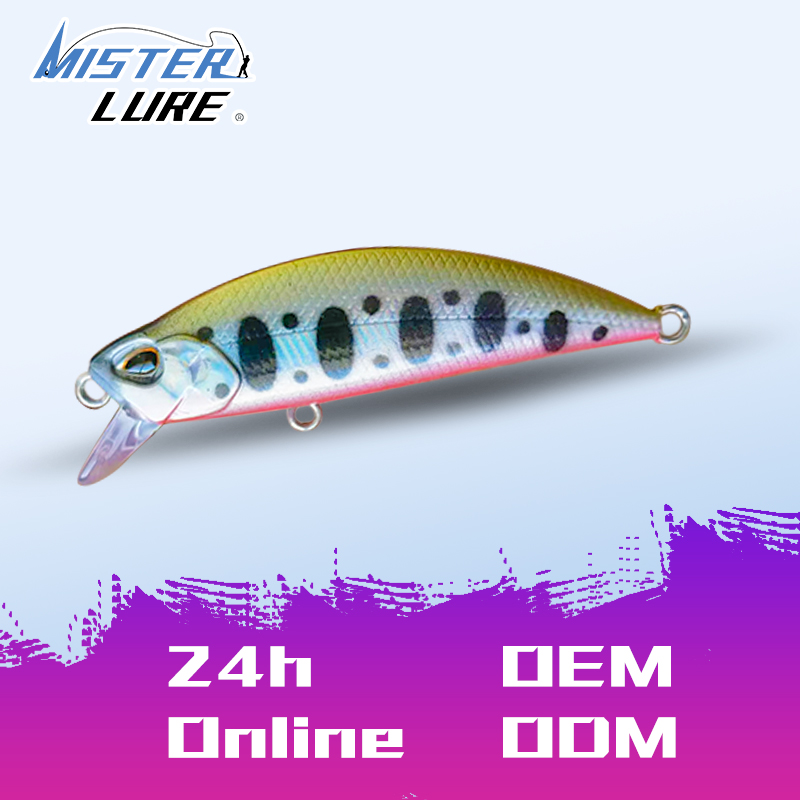 MISTER LURE 4g 5g Artificial Long Casting Minnow Fishing Bait Floating Sinking