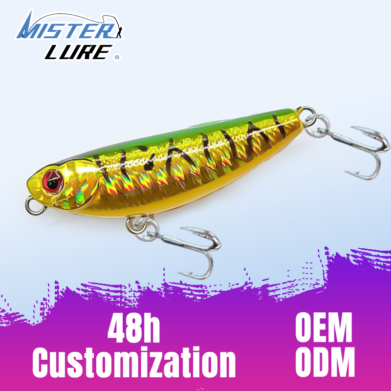 MISTER LURE New Holographic Bass Pike Oem Wholesale Hard Lure Minnow