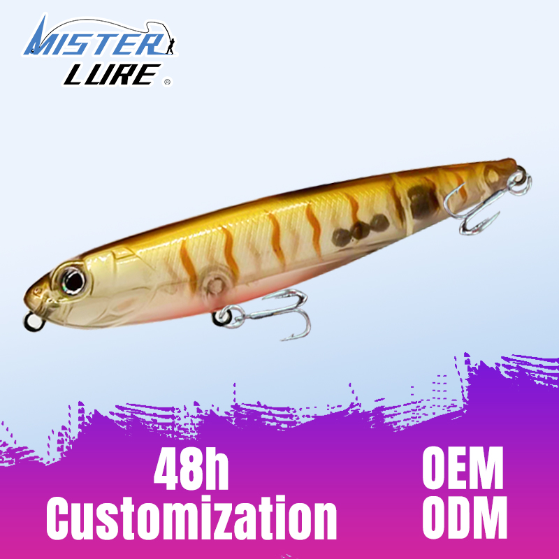 MISTER LURE 8cm 7.6g Pencil Lure Bait Casting Bait ABS Plastic