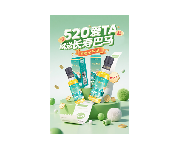 “长寿巴马”原香山茶油100mL寿星款