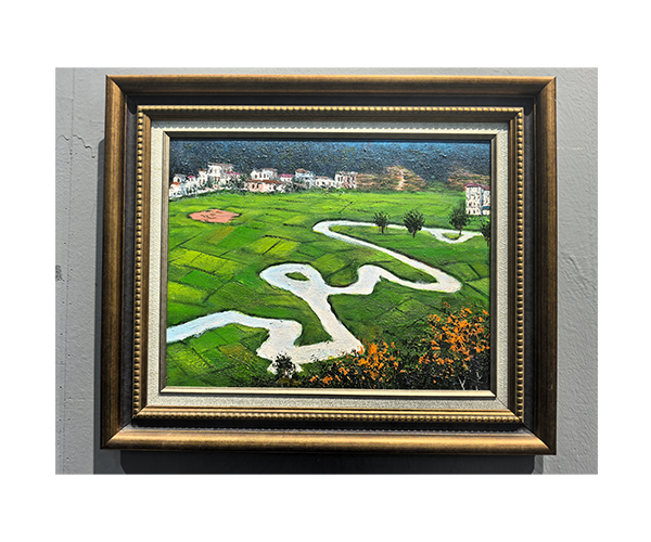 巴马风光油画装饰画