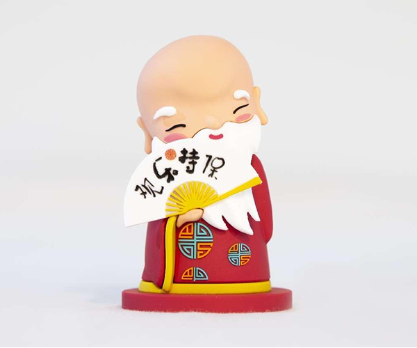 快乐寿星摆件