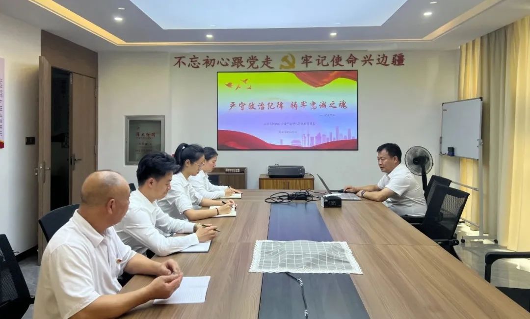 研究院党支部开展“严守政治纪律，铸牢忠诚之魂”主题党日活动