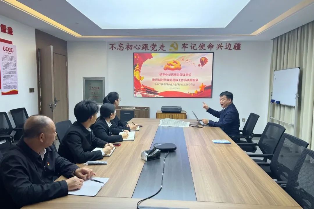 铸牢中华民族共同体意识 推进新时代党的民族工作高质量发展——研究院党支部召开二月主题党日活动