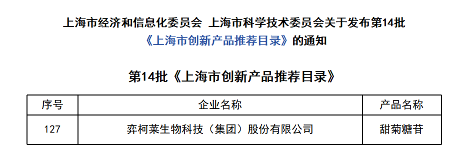 上海市创新产品目录